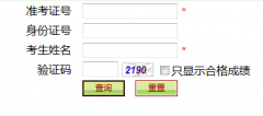 2015年4月【贵州自学考试成绩查询】时间公布