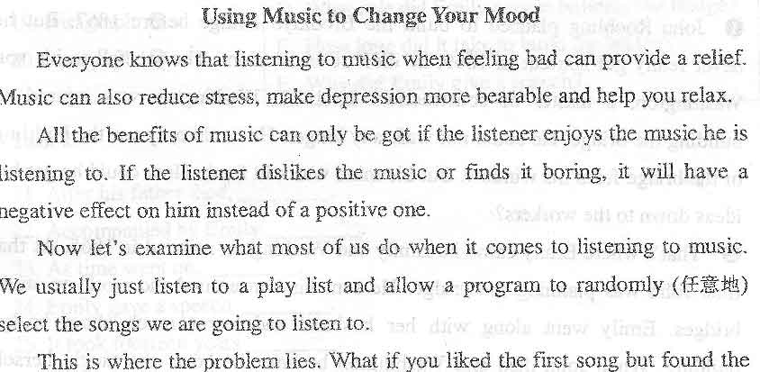 贵州省2015年04月自学考试00015英语二真题答案