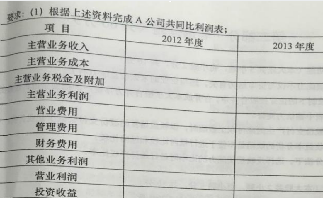 贵州省2016年04月自学考试00161财务报表分析真题及答案
