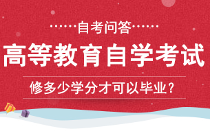 贵州省成人自学考试多少学分可以毕业?